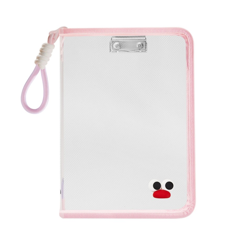 A4 Transparent Waterproof Thick Zipper Document Bag