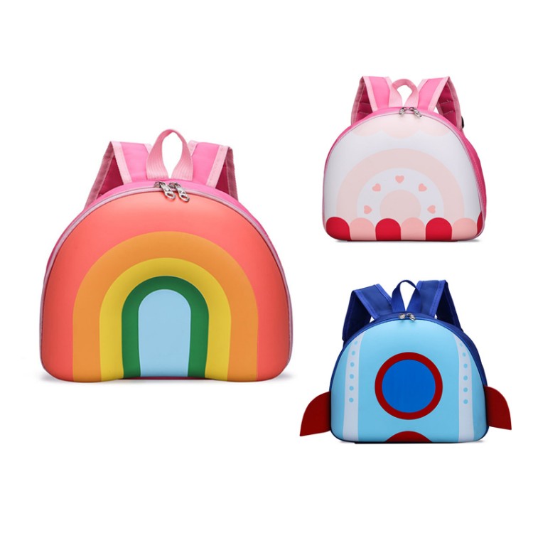 กระเป๋าเป้เด็กการ์ตูน Rainbow 3D
